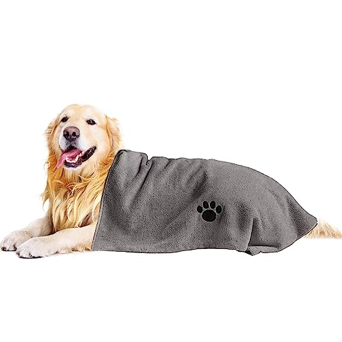 Puomue Microfiber Dog Towels for Drying Dogs