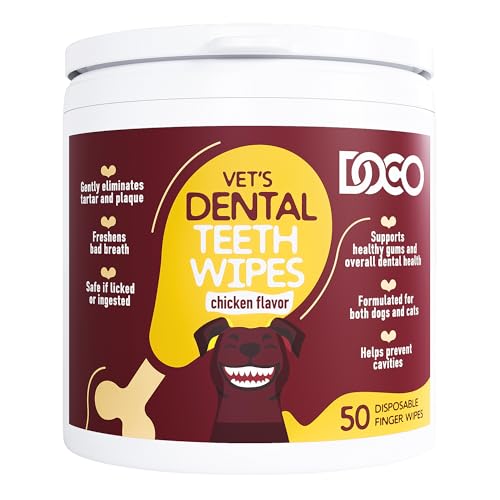 DOCO Dog Teeth Cleaning Wipes