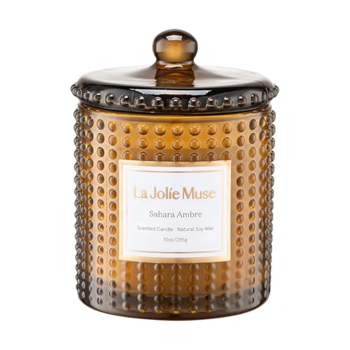 LA JOLIE MUSE Fall Candle | Sahara Amber Candles – Bergamot
