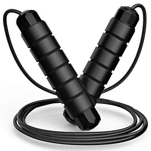 Tangle-Free Rapid Speed Jumping Rope Cable with Ball Bearings