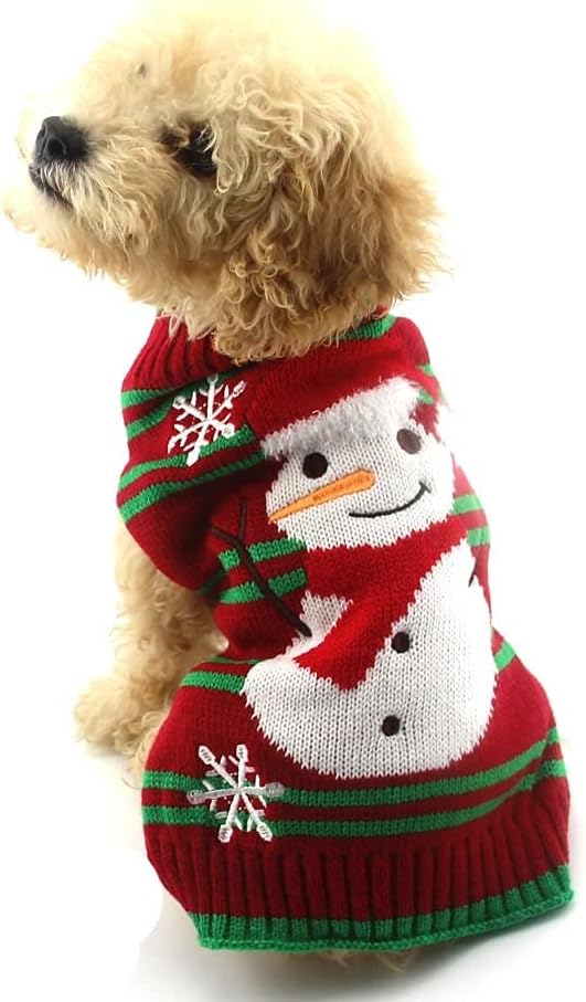 NACOCO Snowman Holiday Xmas Christmas Pet Clothes