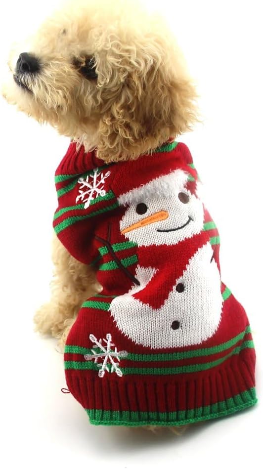 NACOCO Snowman Holiday Xmas Christmas Pet Clothes