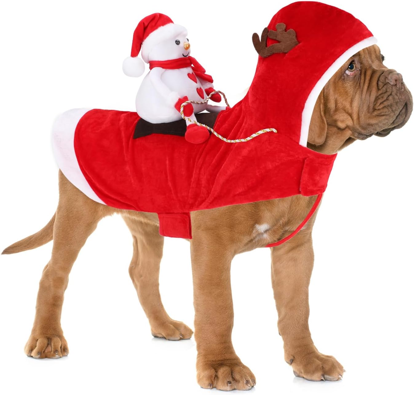 BWOGUE Santa Dog Costume Christmas Pet Clothes