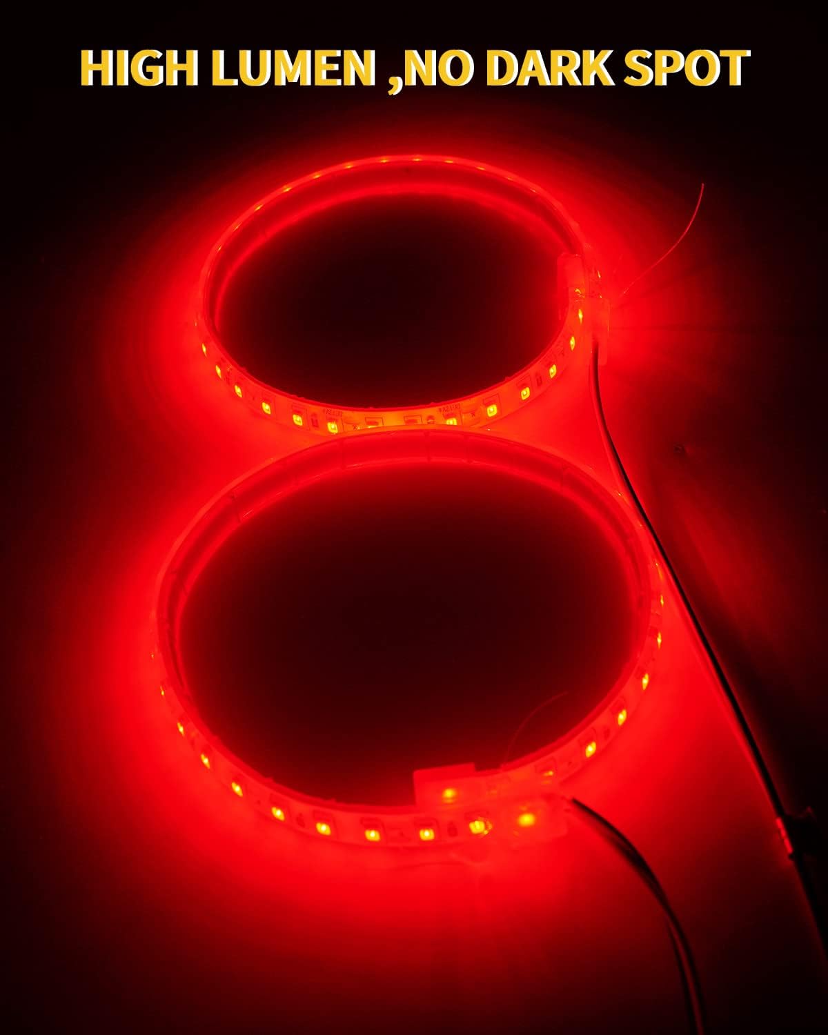 YM E-Bright LED Strip Light 30CM Waterproof for Car Motorcycles Decoration