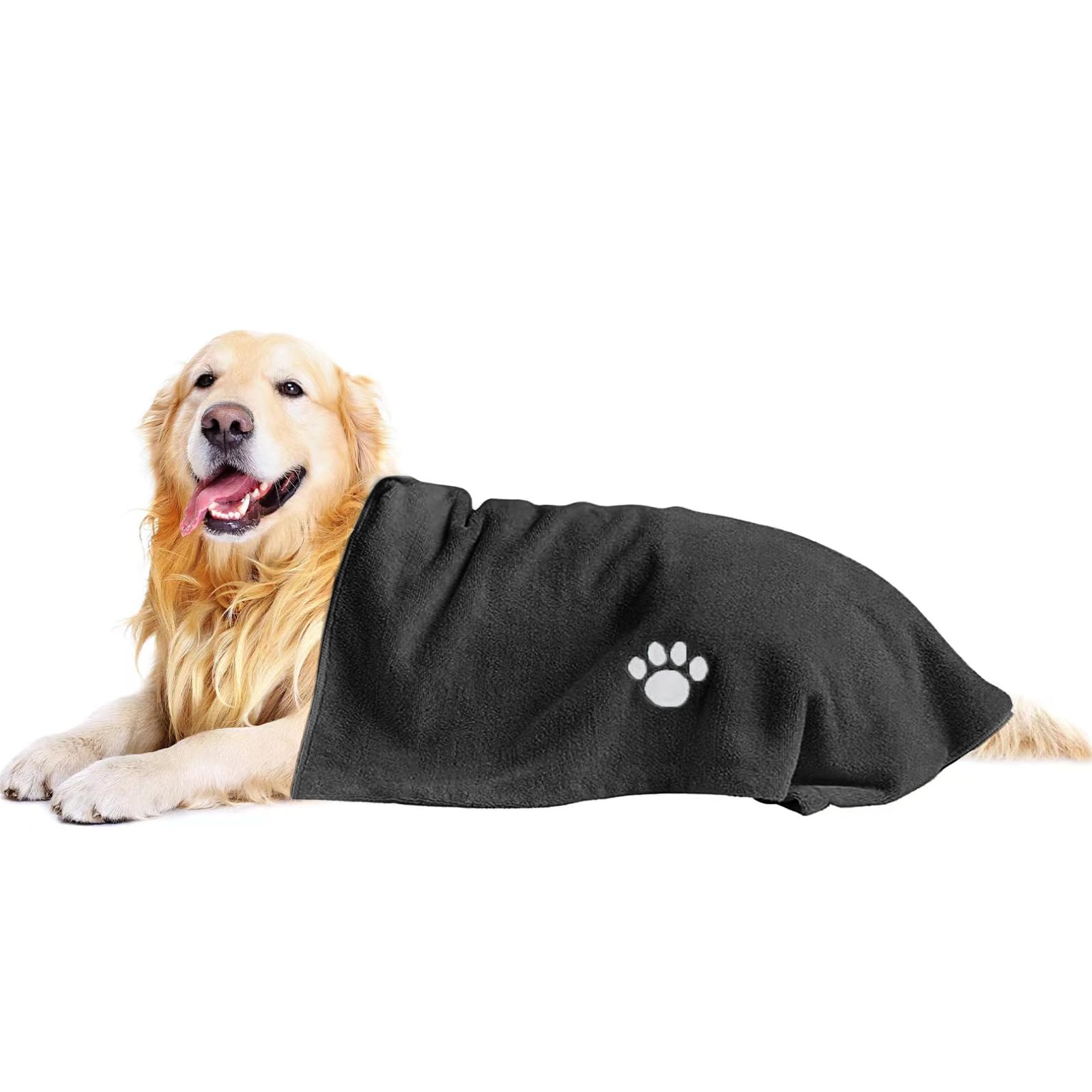 Puomue Microfiber Dog Towels for Drying Dogs