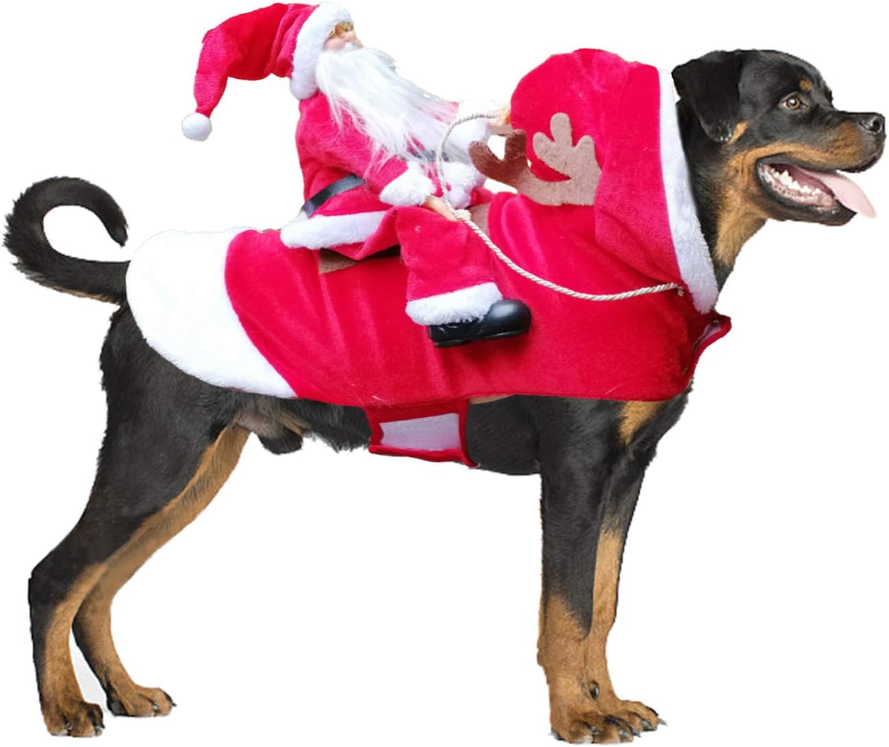 BWOGUE Santa Dog Costume Christmas Pet Clothes