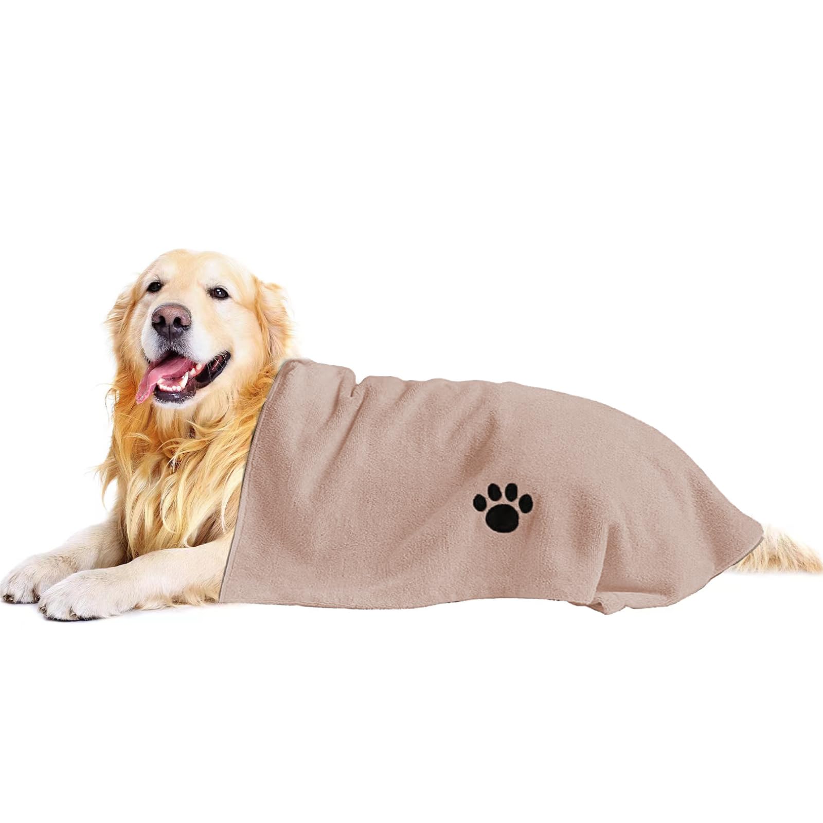 Puomue Microfiber Dog Towels for Drying Dogs