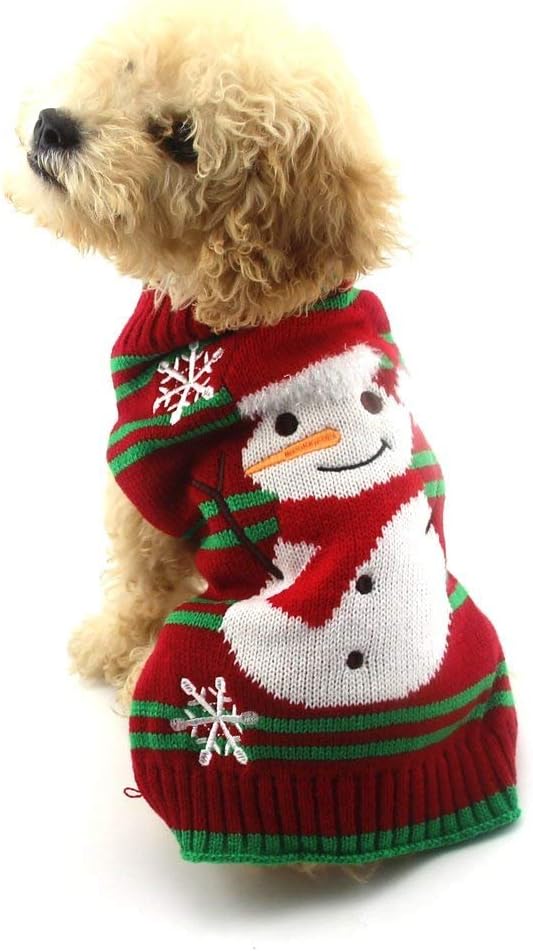 NACOCO Snowman Holiday Xmas Christmas Pet Clothes