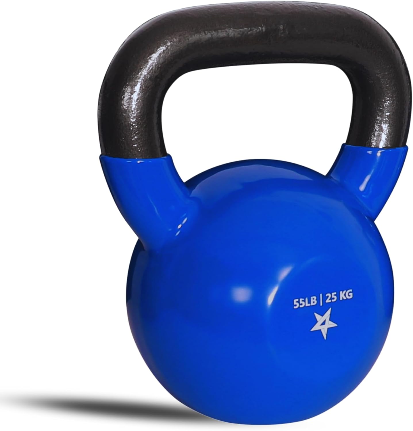 Yes4All Kettlebell, 5-100 LB Vinyl Coated Cast Iron Strength Training Kettlebells
