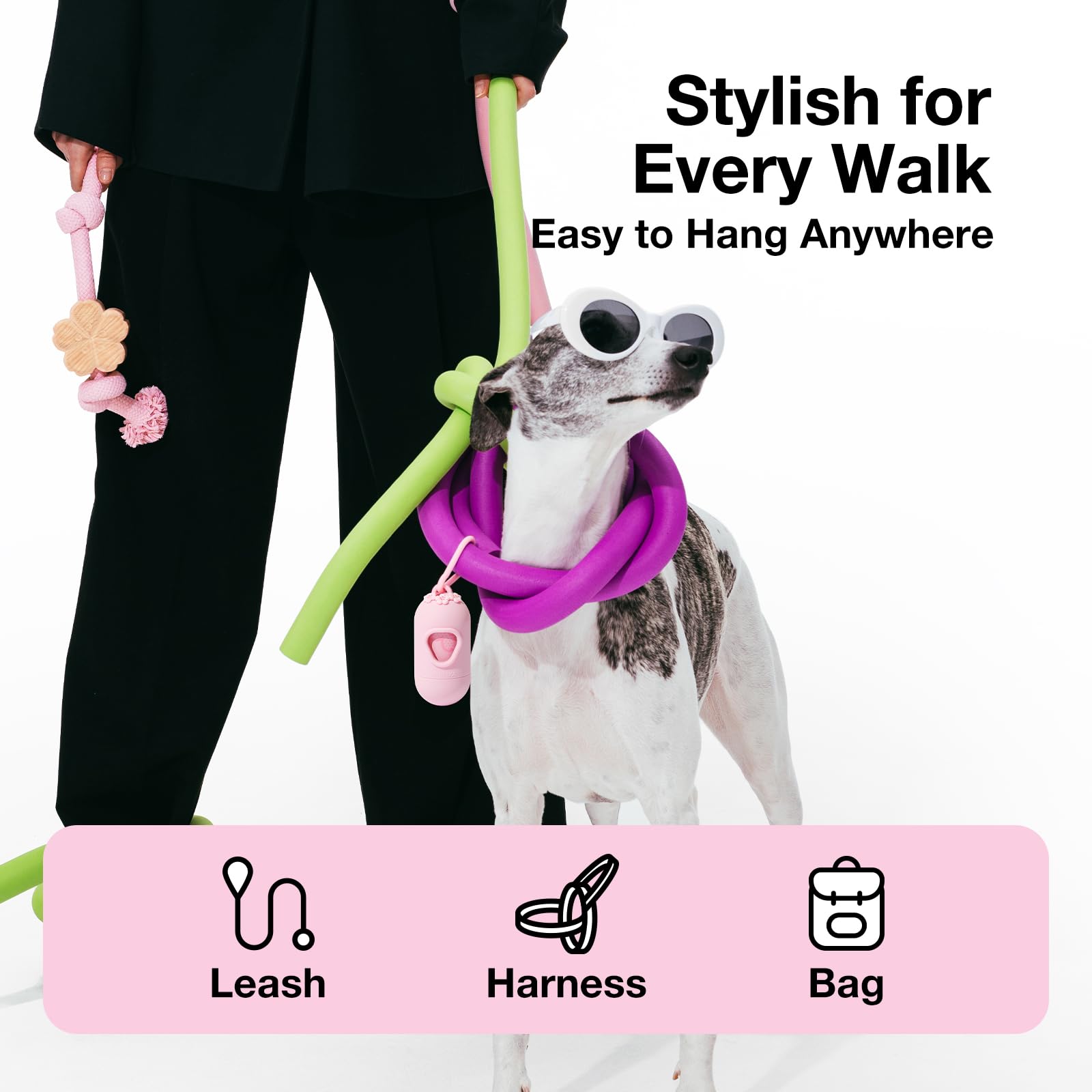 VETRESKA Dog Dispenser with Cherry Blossom Scented Poop Bags