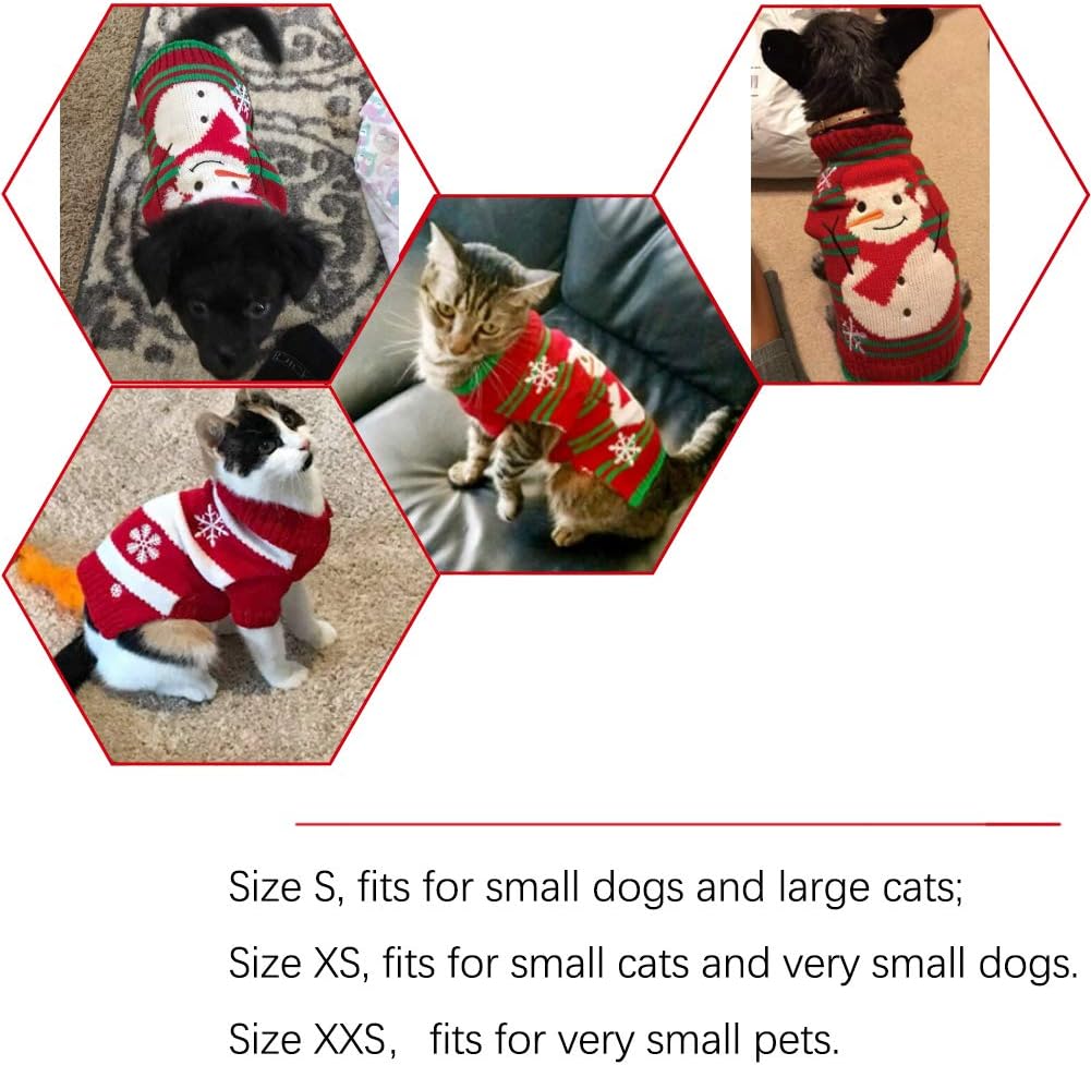 NACOCO Snowman Holiday Xmas Christmas Pet Clothes