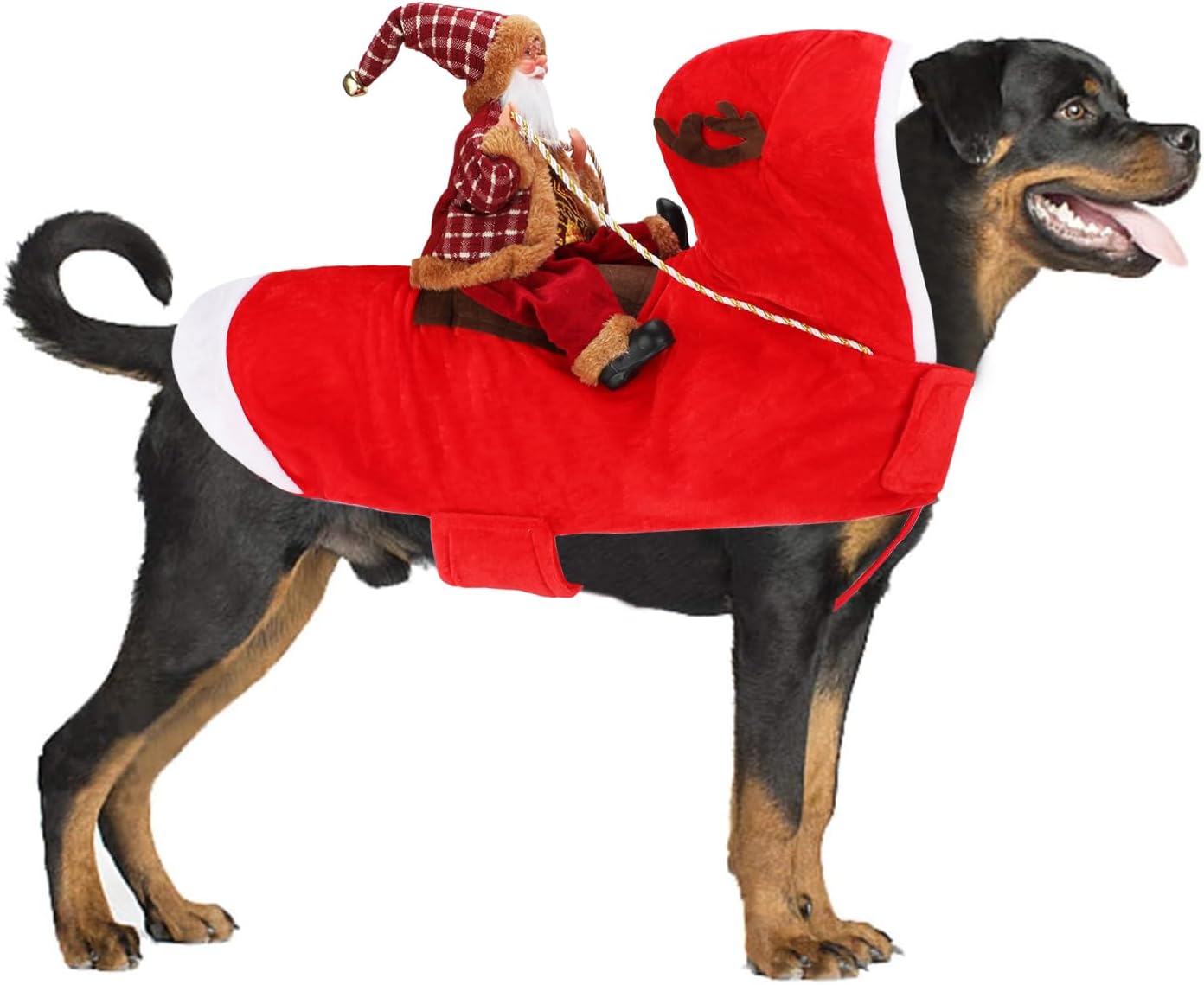 BWOGUE Santa Dog Costume Christmas Pet Clothes