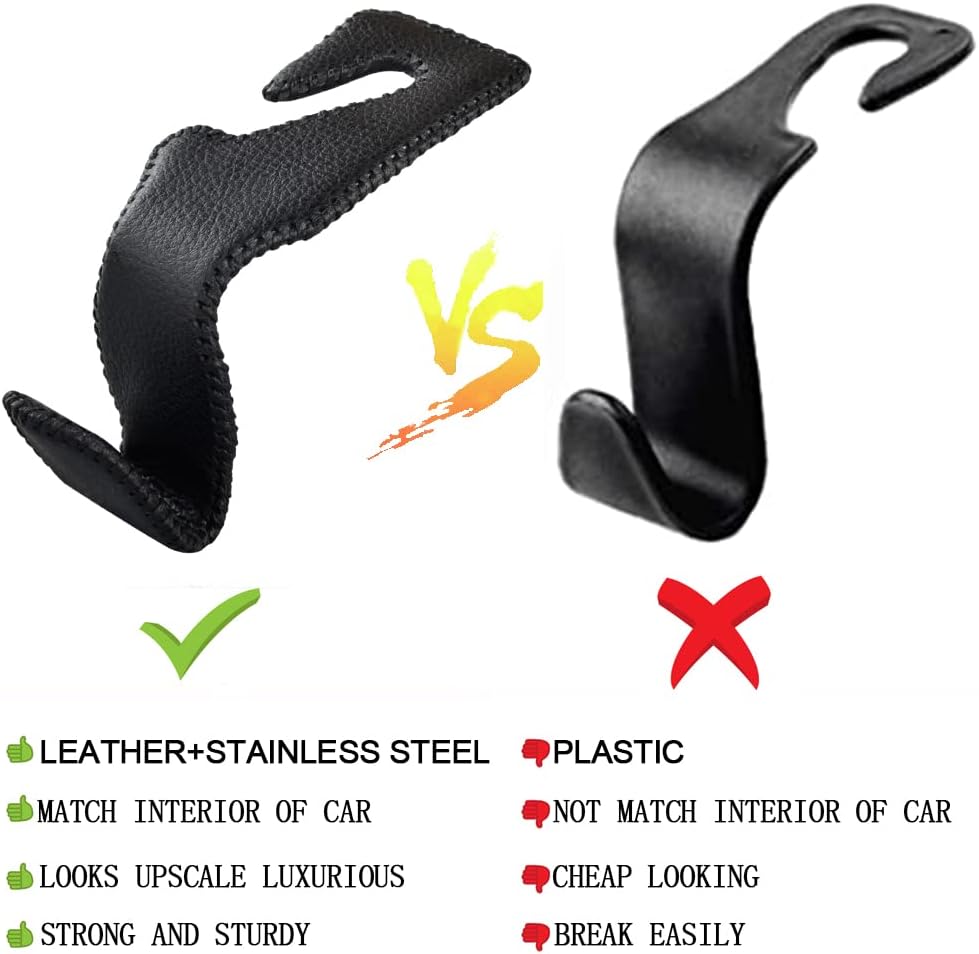 Car Hooks Universal Car Vehicle Back Seat Headrest Hanger