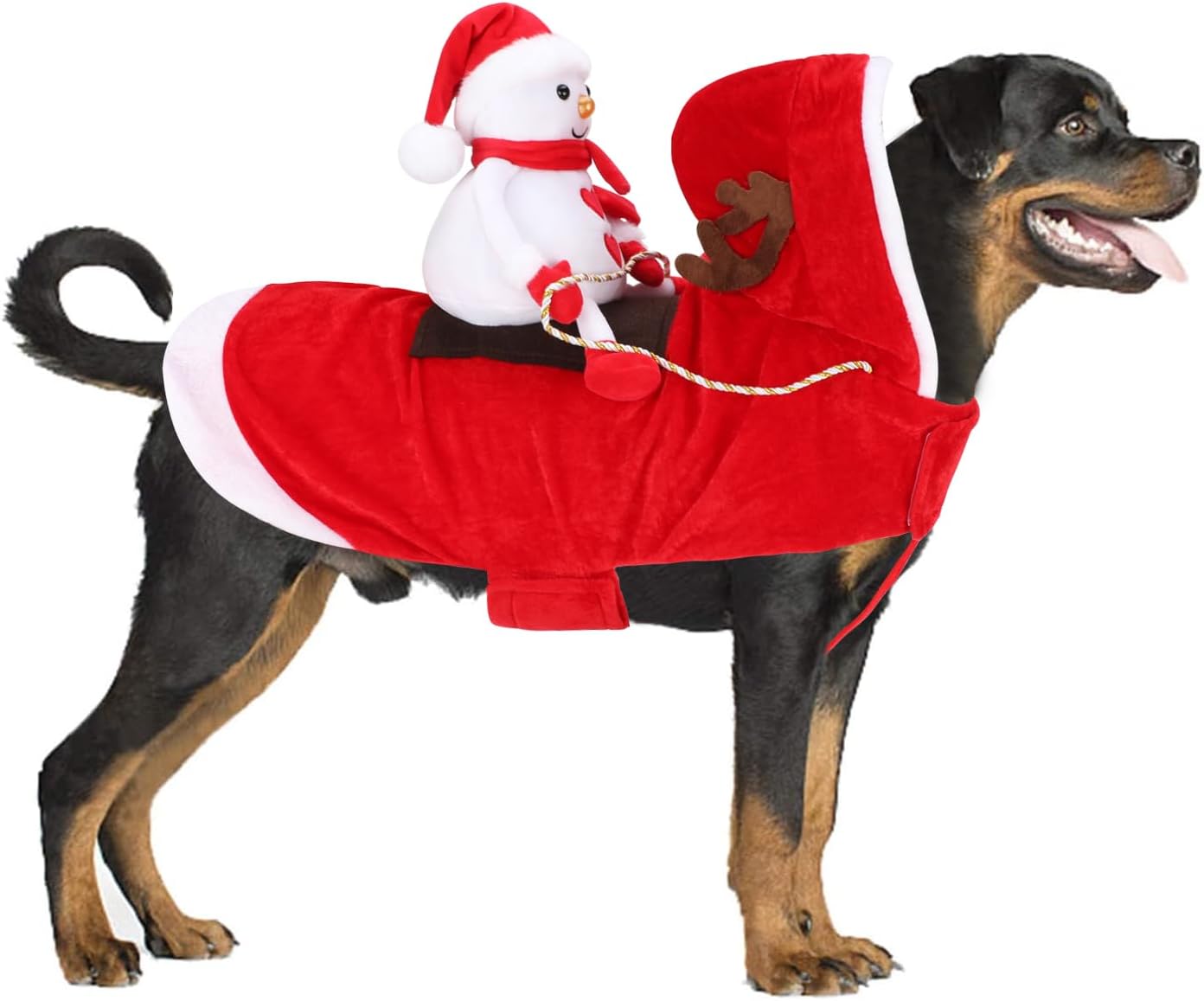 BWOGUE Santa Dog Costume Christmas Pet Clothes