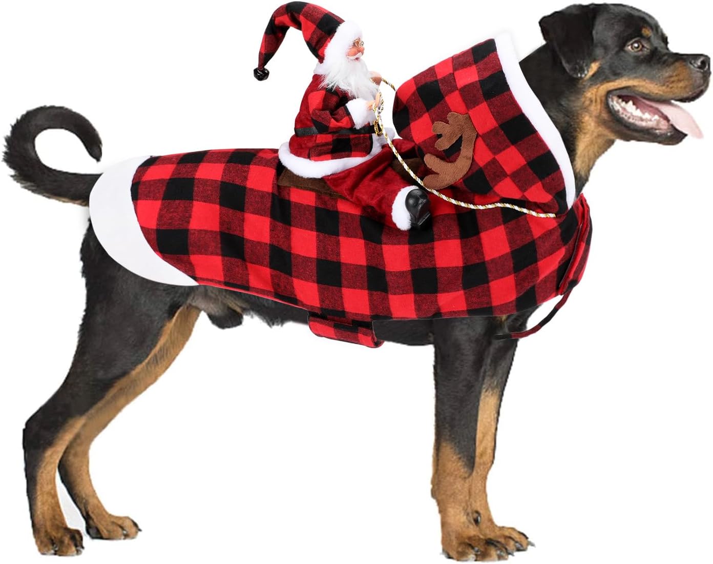 BWOGUE Santa Dog Costume Christmas Pet Clothes
