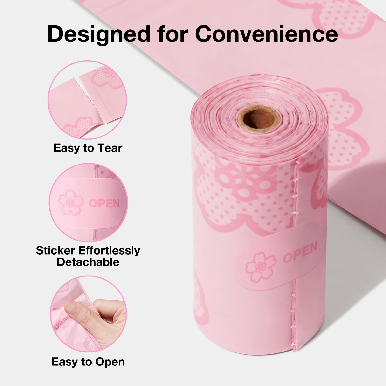 VETRESKA Dog Dispenser with Cherry Blossom Scented Poop Bags