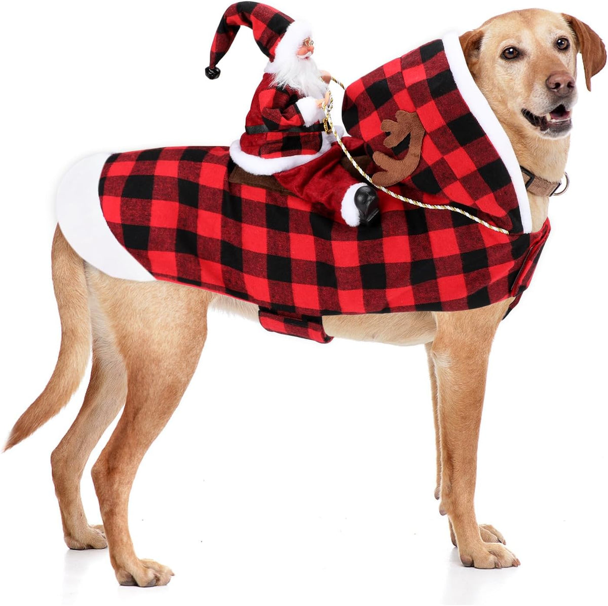 christmas pet dress BWOGUE Santa Dog Costume Christmas Pet Clothes