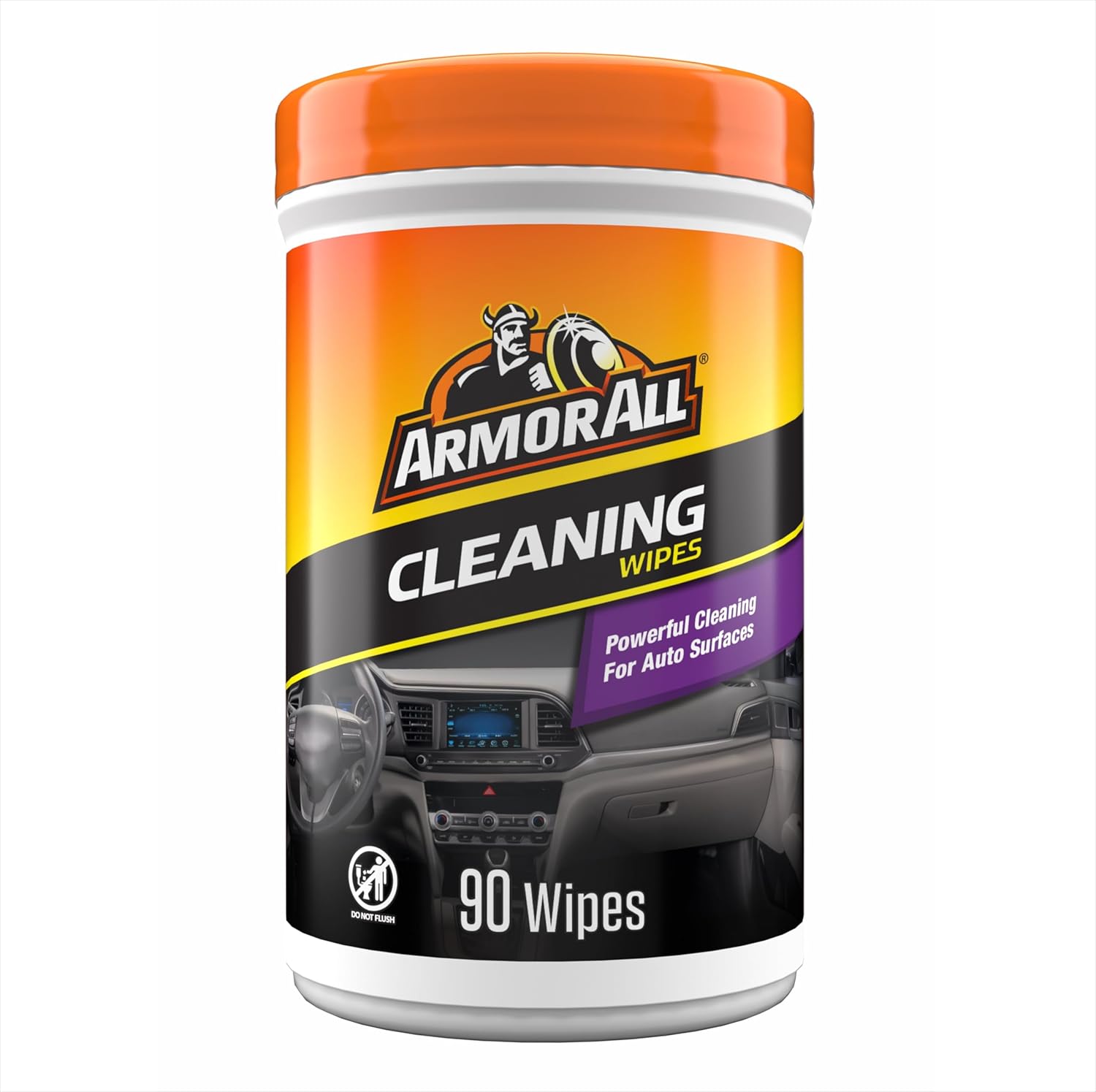 Armor All Car Cleaning Wipes, 90 Wipes Each