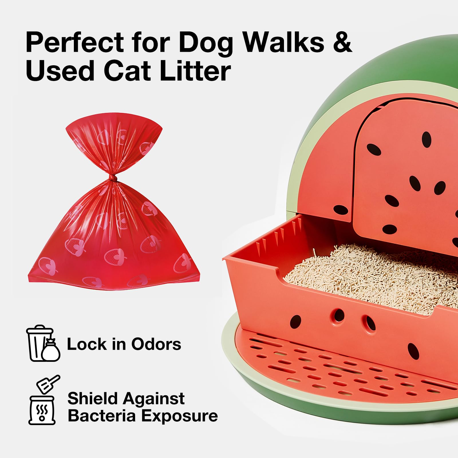 VETRESKA Dog Dispenser with Cherry Blossom Scented Poop Bags