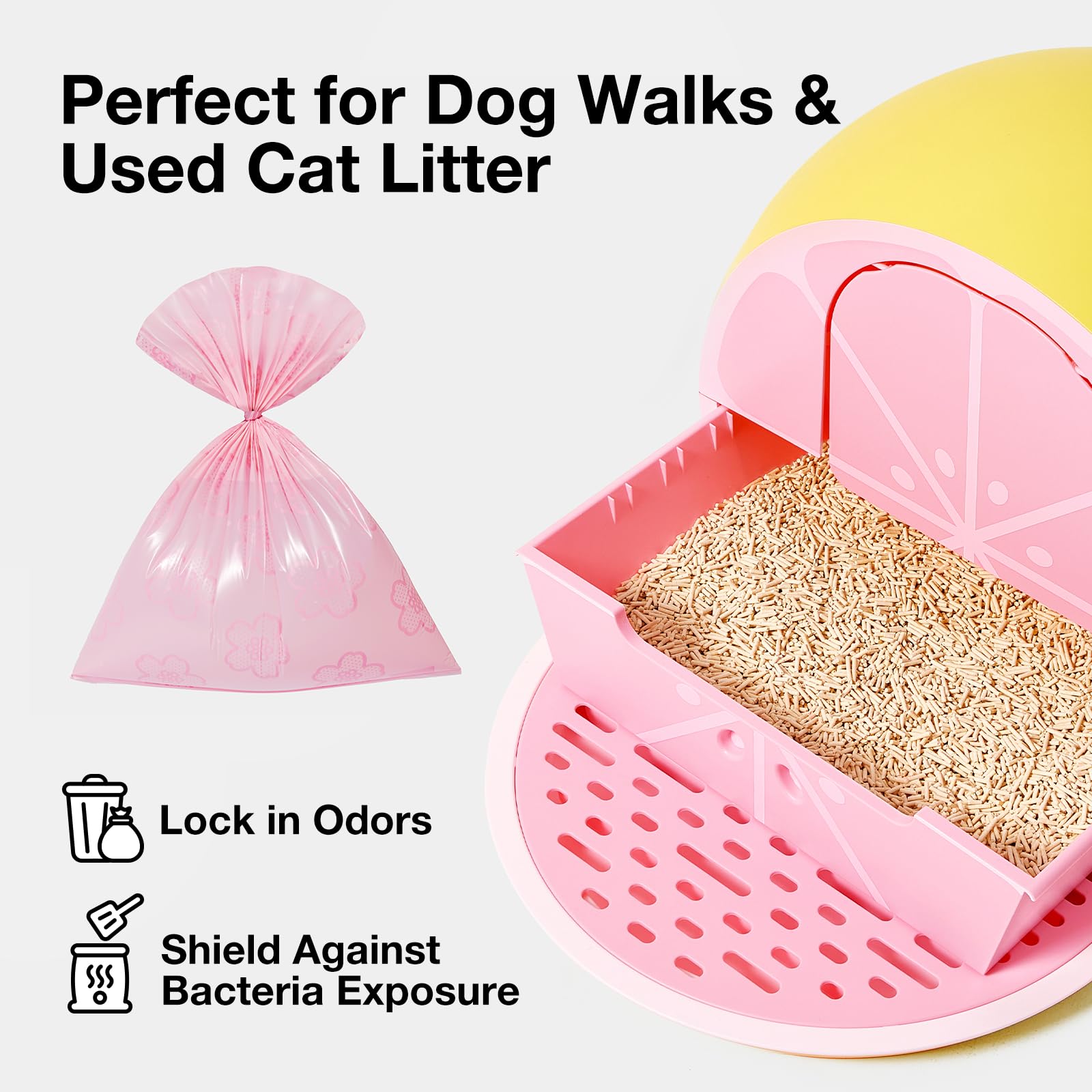 VETRESKA Dog Dispenser with Cherry Blossom Scented Poop Bags