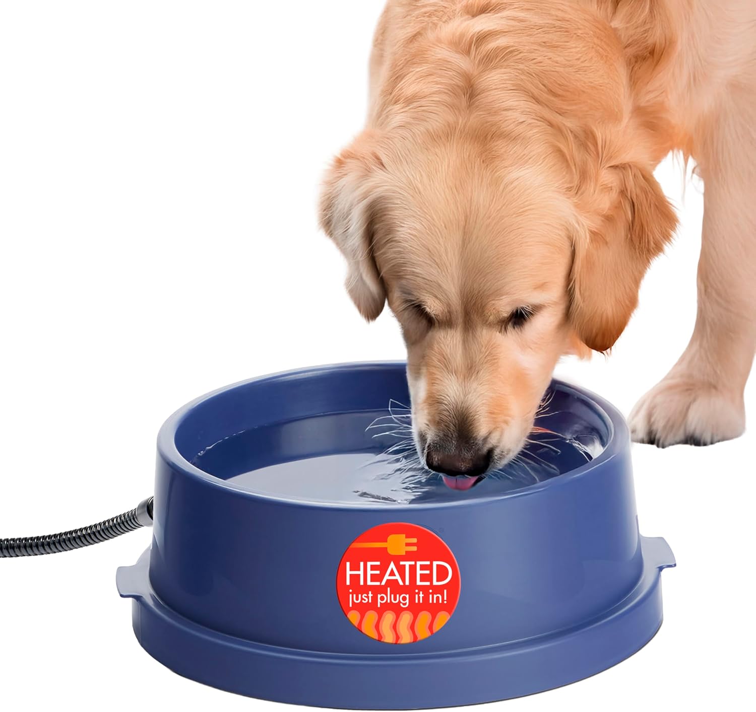 K&H Pet Products Thermal-Bowl Heated Water Bowl for Cats & Dogs