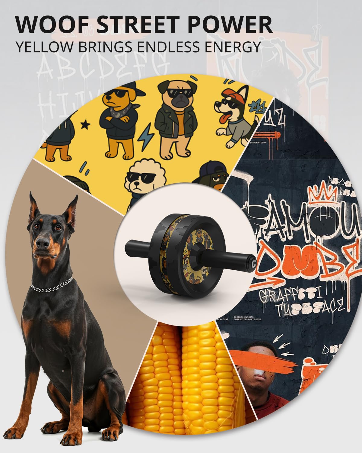 Vinsguir Ab Roller Wheel for Abdominal & Core Strength Training