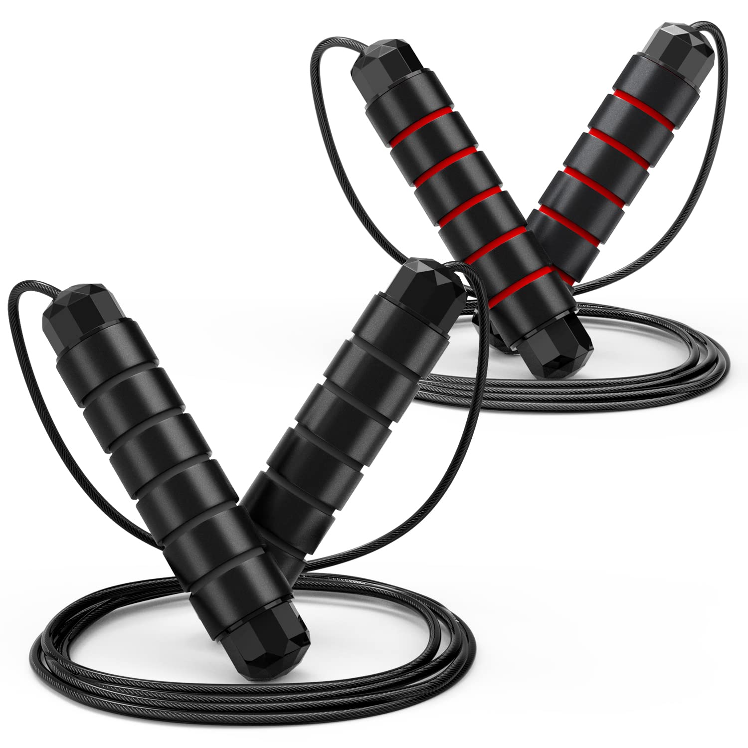 Tangle-Free Rapid Speed Jumping Rope Cable with Ball Bearings