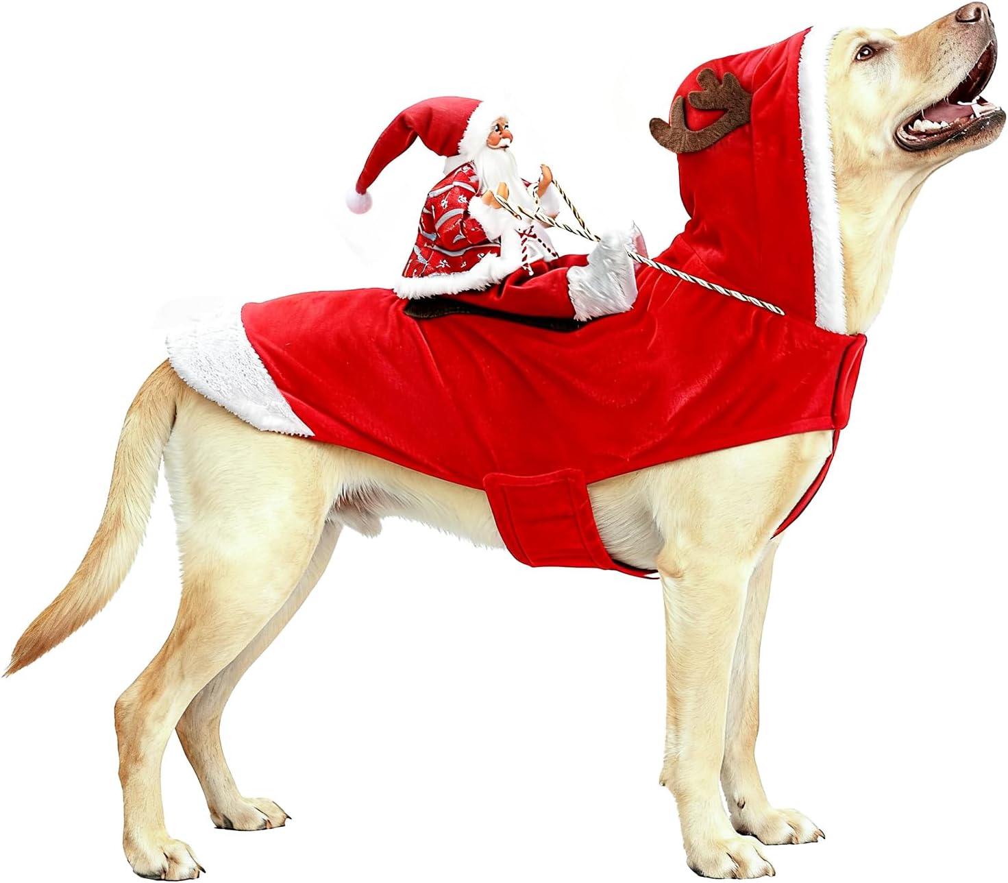 BWOGUE Santa Dog Costume Christmas Pet Clothes