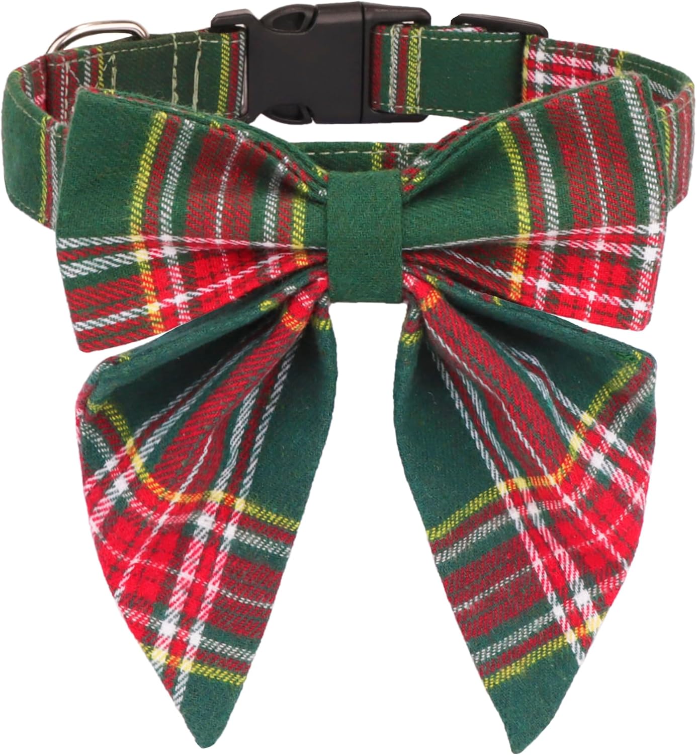 ADOGGYGO Christmas Dog Collar with Bow