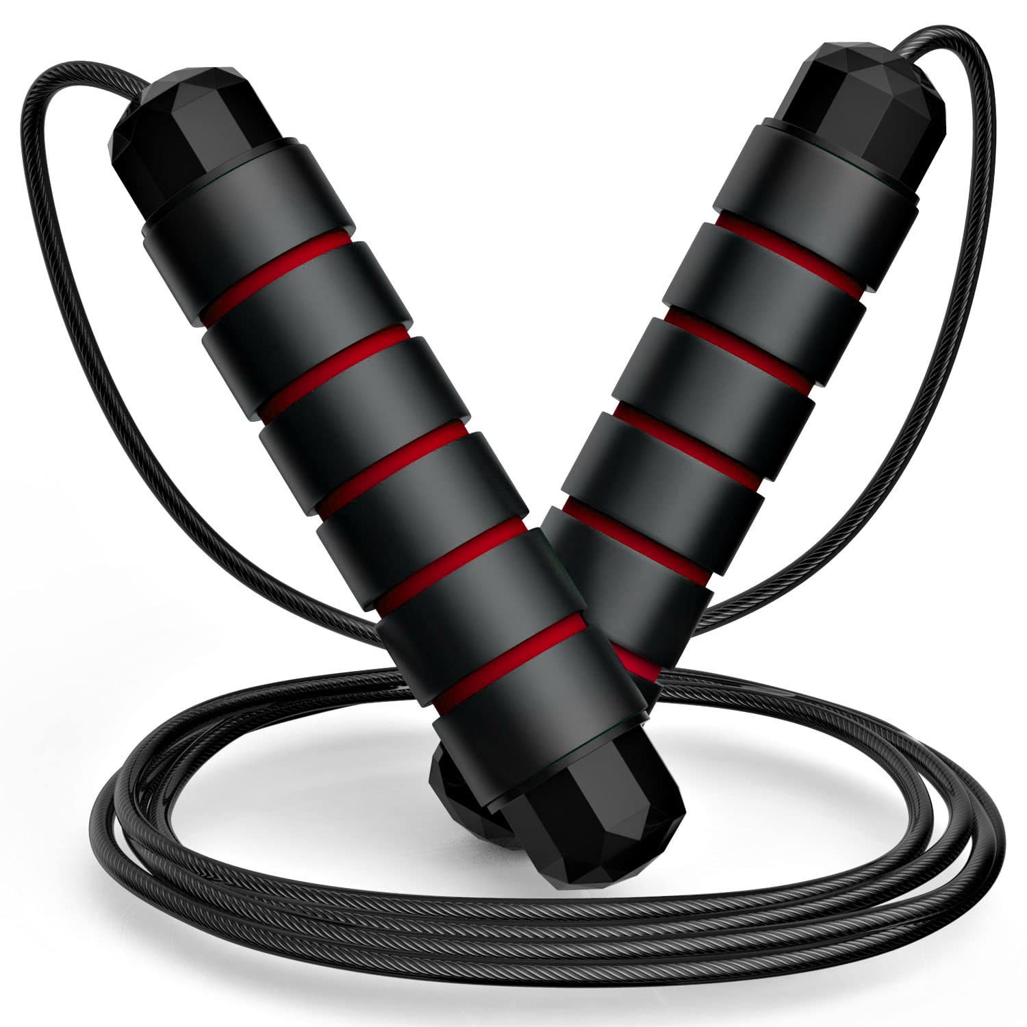 Tangle-Free Rapid Speed Jumping Rope Cable with Ball Bearings