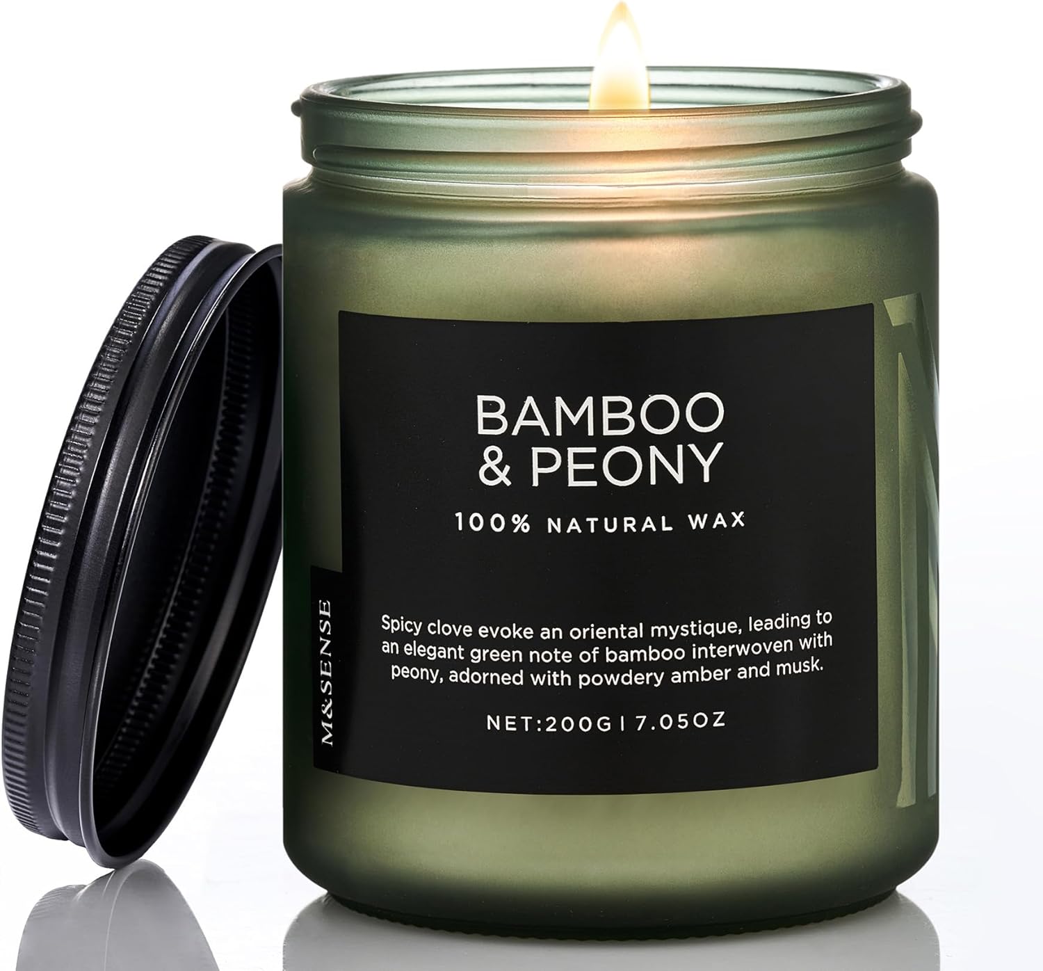 M&SENSE Sandalwood Rose Scented Candle - 11.6oz