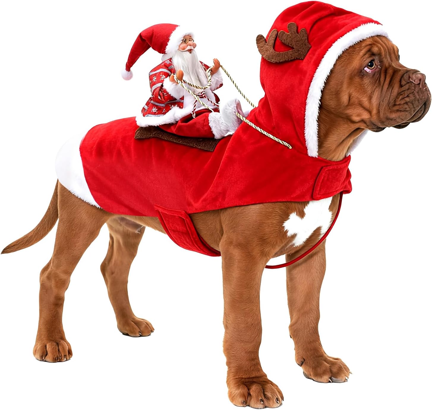 BWOGUE Santa Dog Costume Christmas Pet Clothes