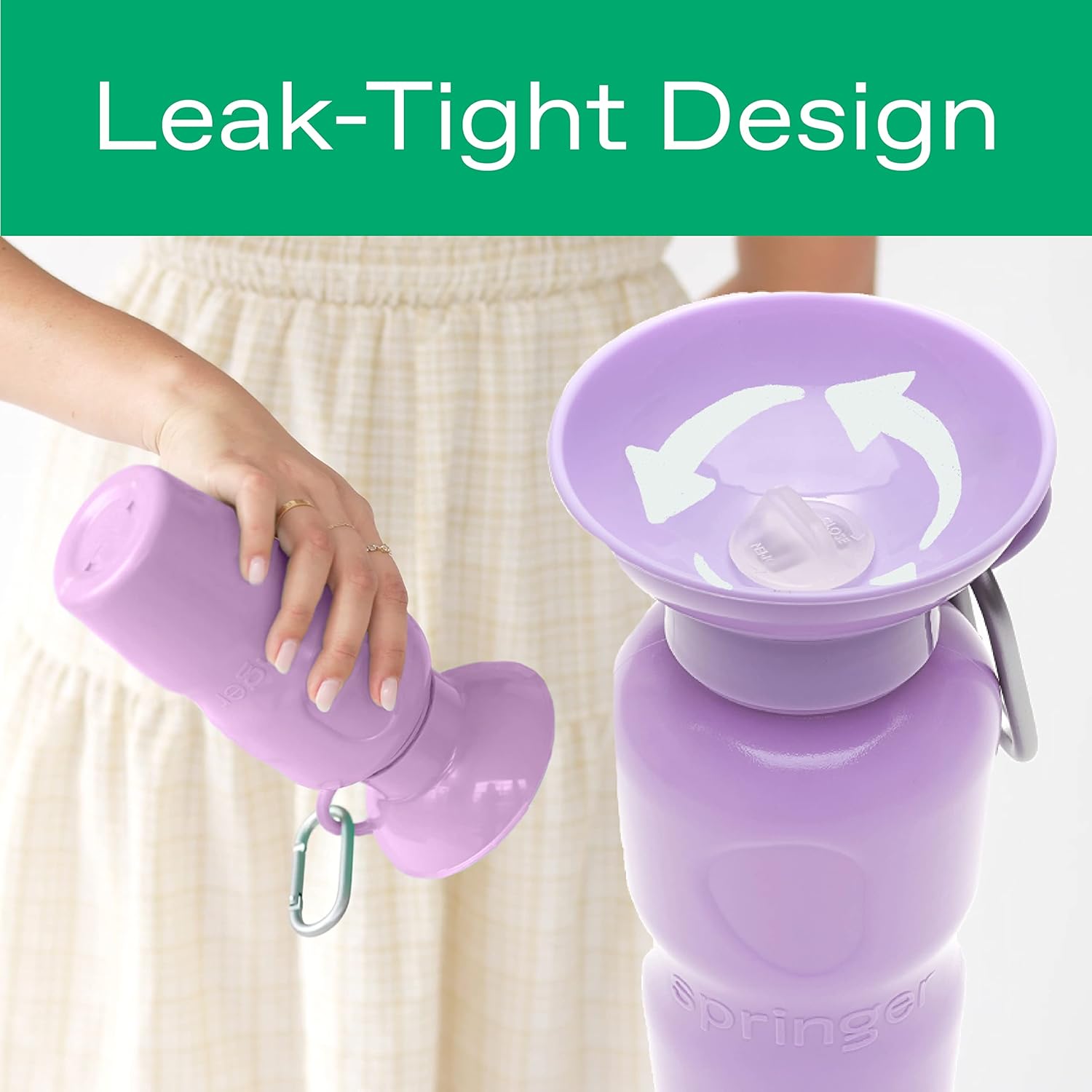 Springer by Springland Dog Water Bottle