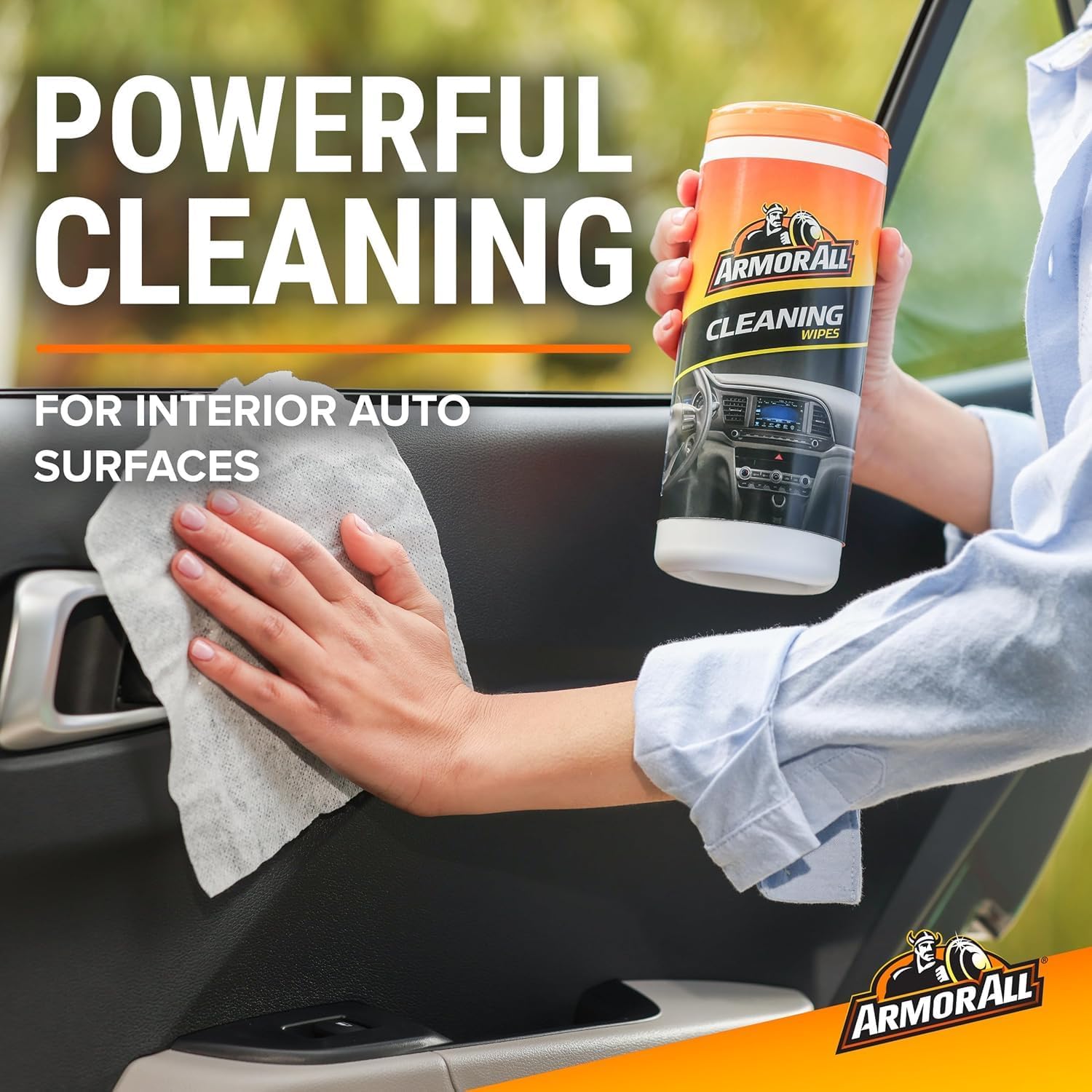 Armor All Car Cleaning Wipes, 90 Wipes Each
