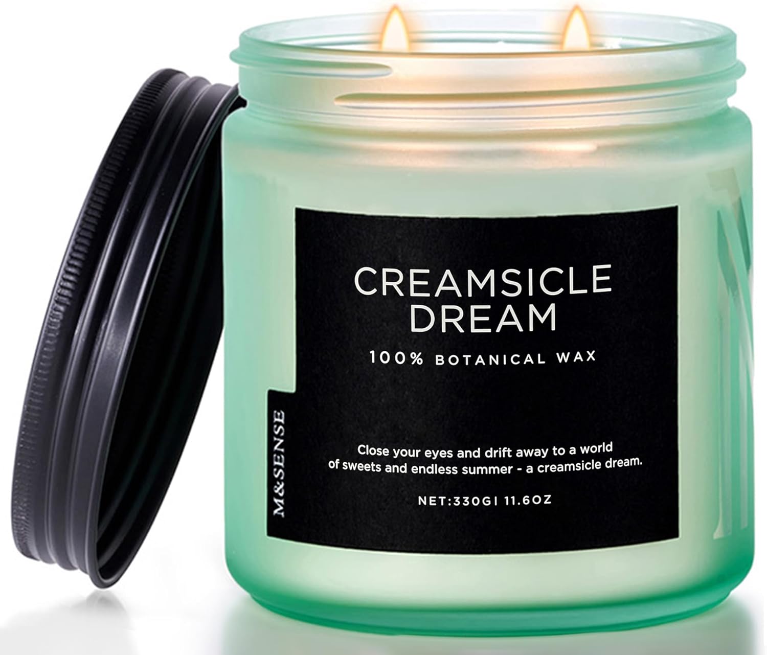 M&SENSE Sandalwood Rose Scented Candle - 11.6oz