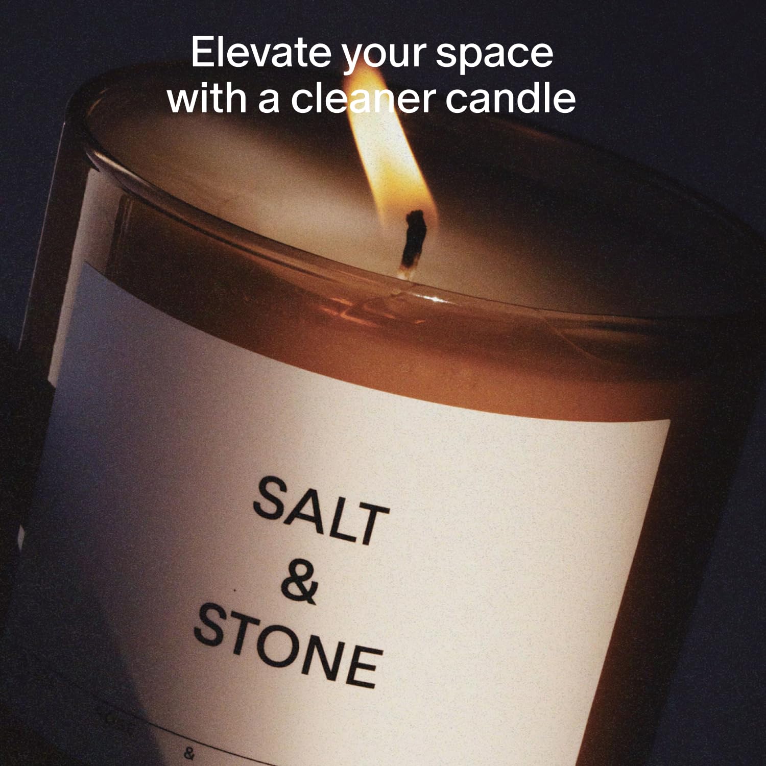 SALT & STONE Scented Candle for Women & Men