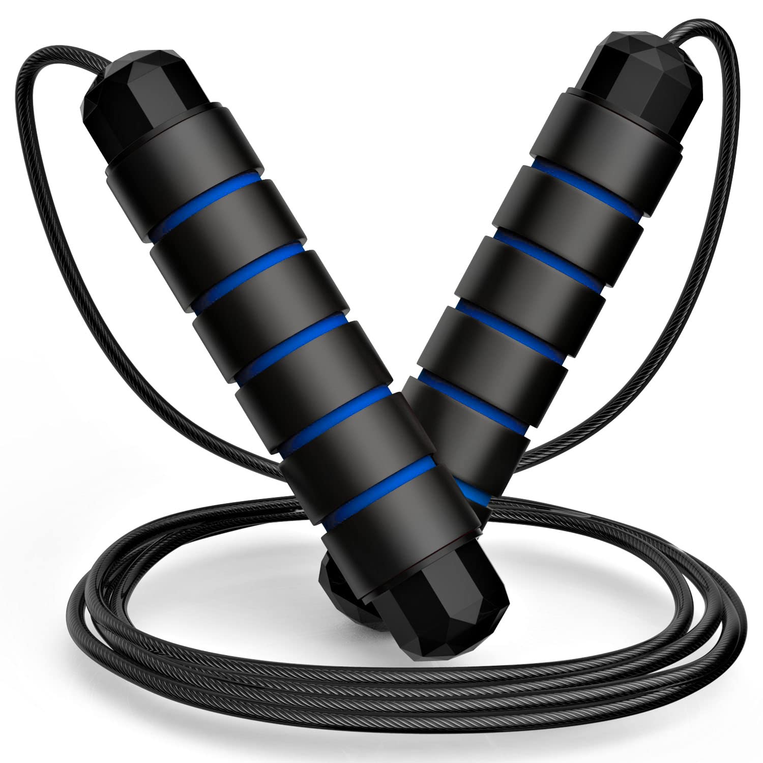 Tangle-Free Rapid Speed Jumping Rope Cable with Ball Bearings