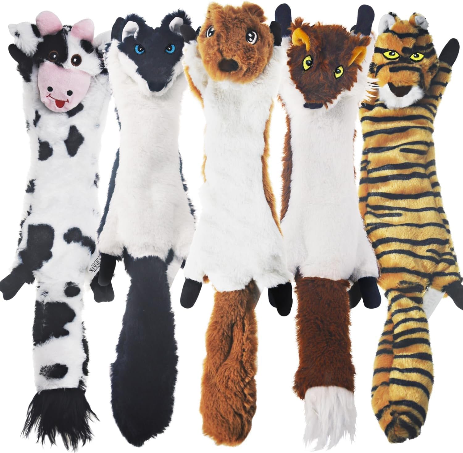 SHARLOVY Dog Squeaky Toys 5 Pack