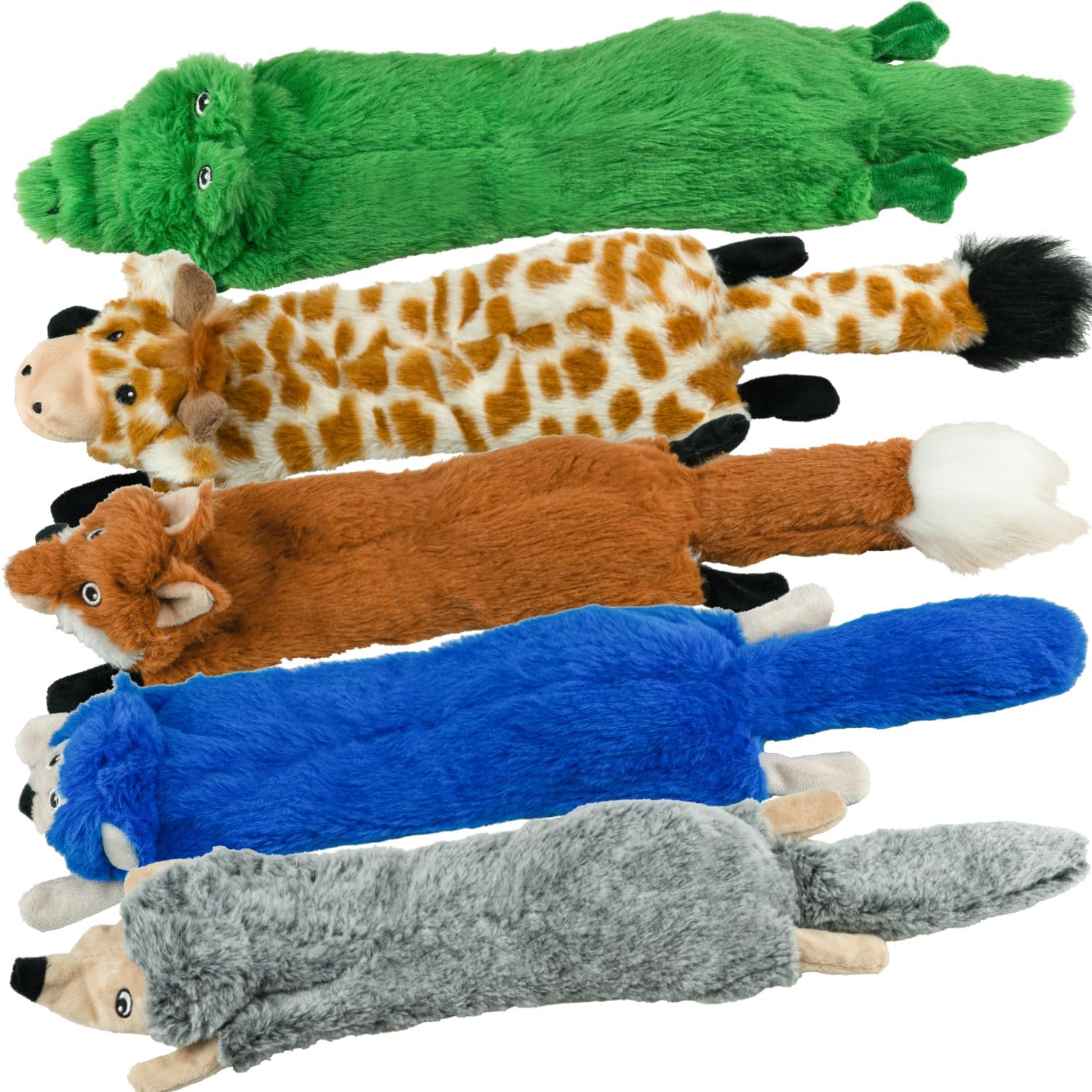 SHARLOVY Dog Squeaky Toys 5 Pack