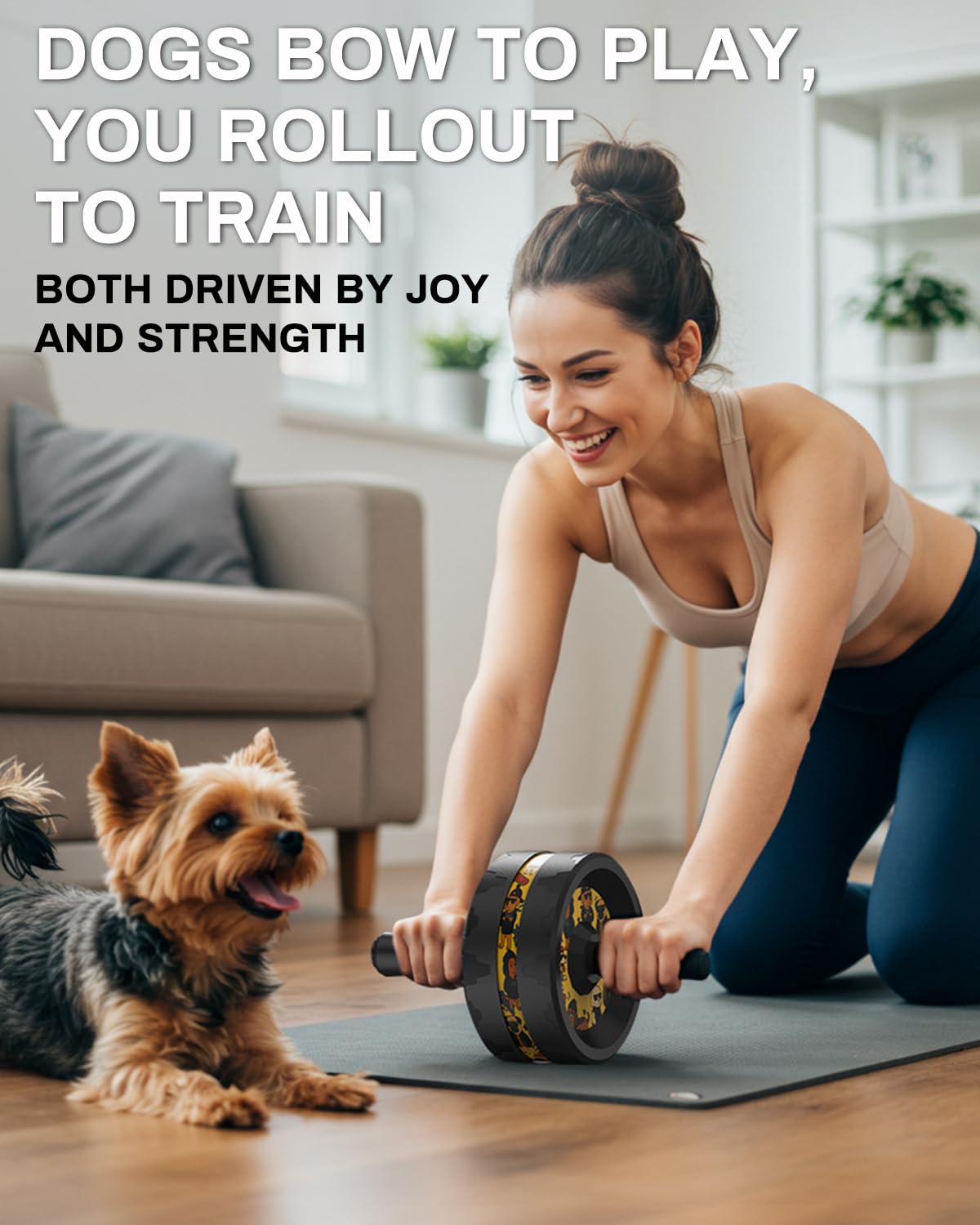 Vinsguir Ab Roller Wheel for Abdominal & Core Strength Training