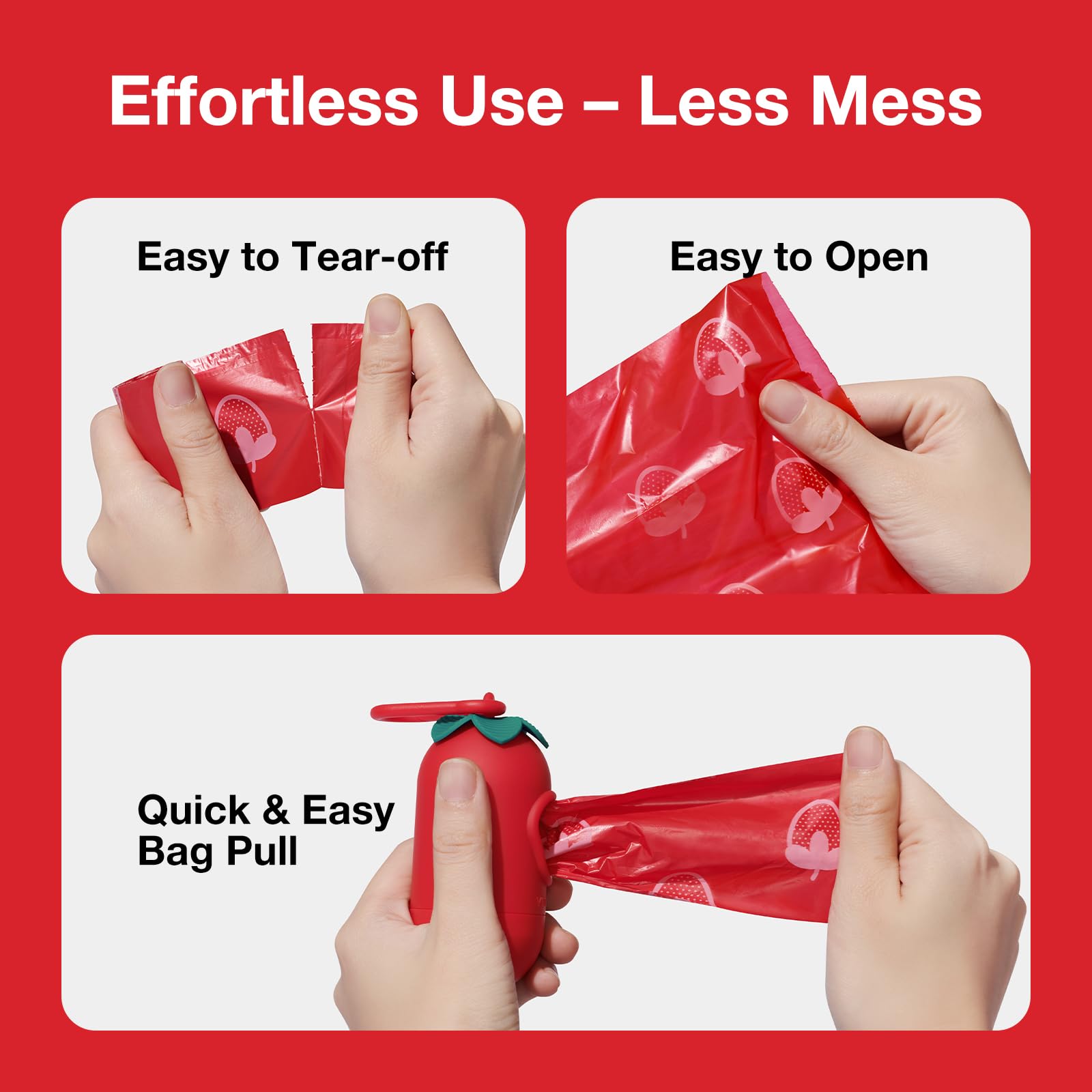 VETRESKA Dog Dispenser with Cherry Blossom Scented Poop Bags