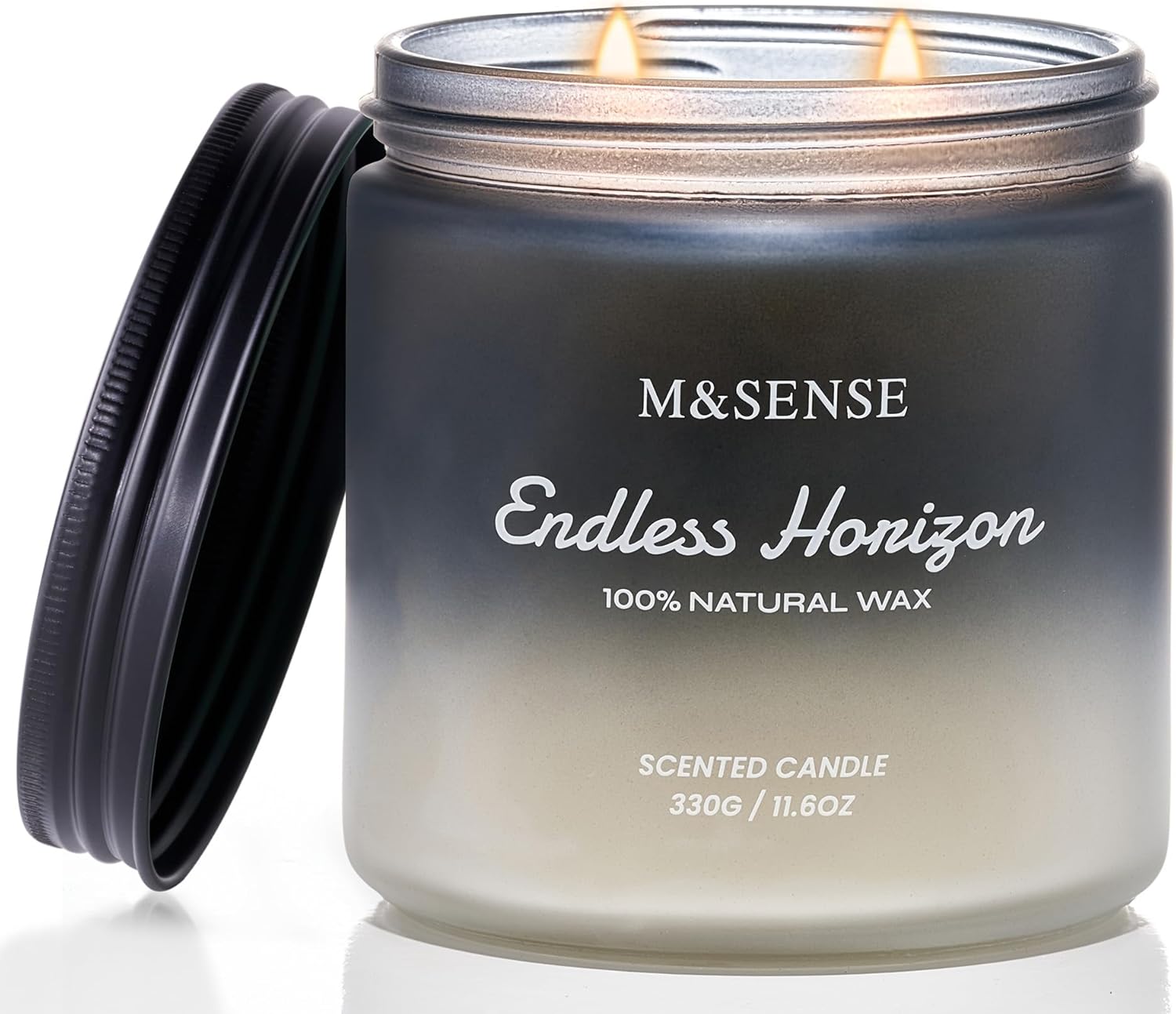 M&SENSE Sandalwood Rose Scented Candle - 11.6oz
