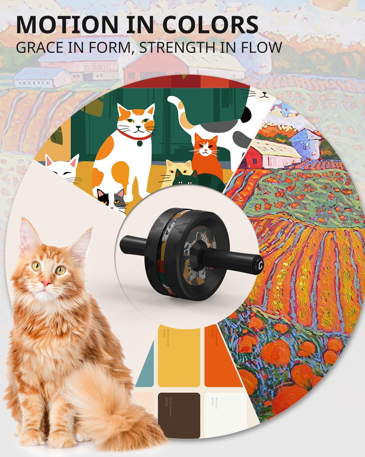 Vinsguir Ab Roller Wheel for Abdominal & Core Strength Training