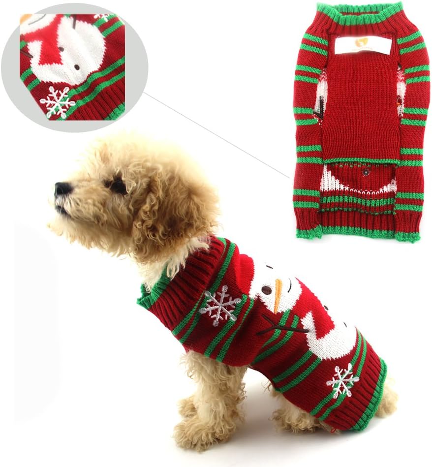 NACOCO Snowman Holiday Xmas Christmas Pet Clothes