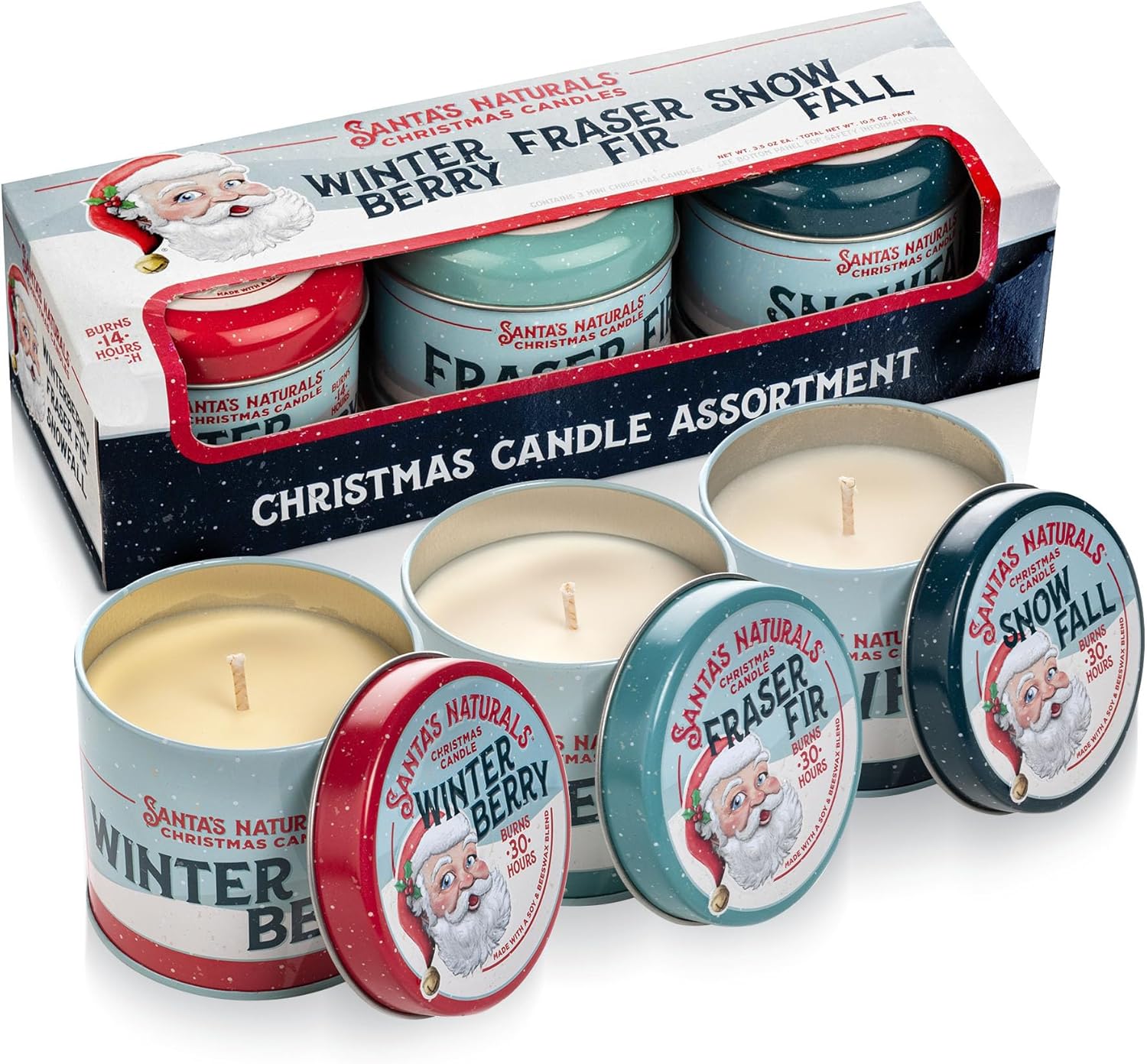 Santa's Naturals Fraser Fir Christmas Candle (9oz)