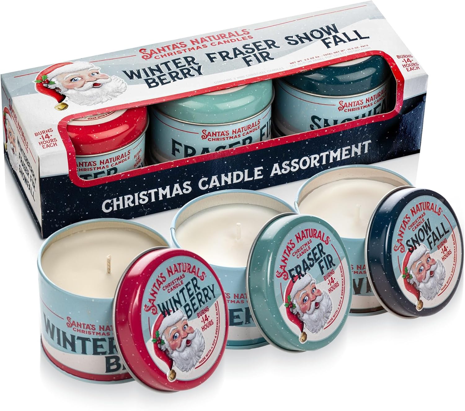 Santa's Naturals Fraser Fir Christmas Candle (9oz)