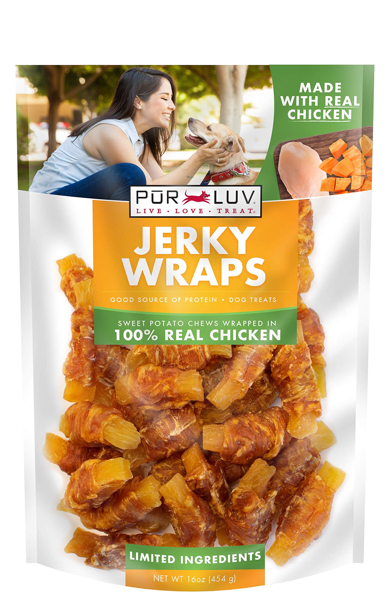 Pur Luv Chicken Jerky Dog Treats