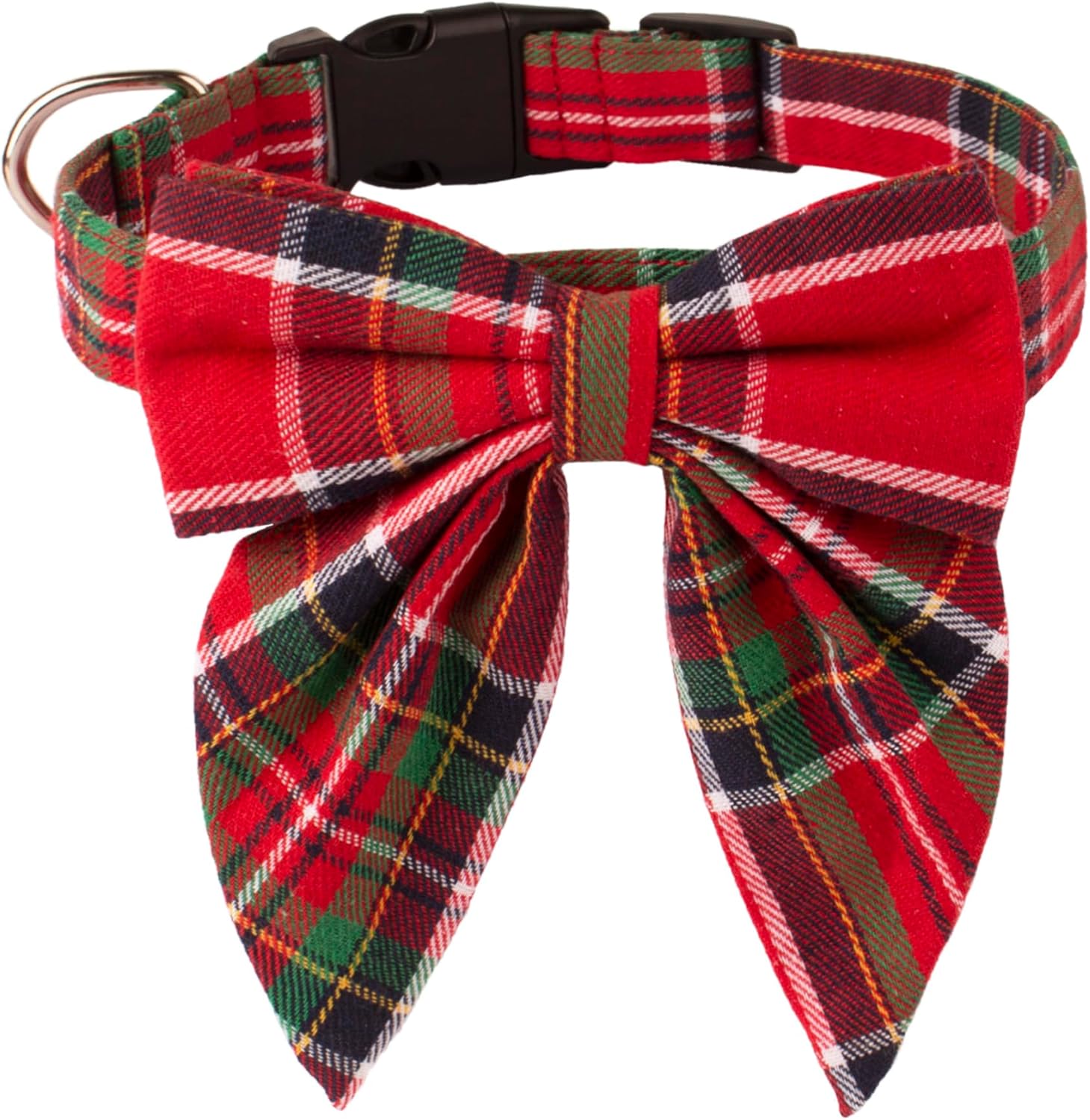 ADOGGYGO Christmas Dog Collar with Bow