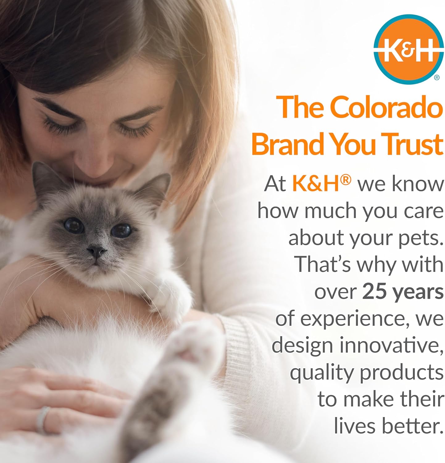 K&H Pet Products Thermal-Bowl Heated Water Bowl for Cats & Dogs