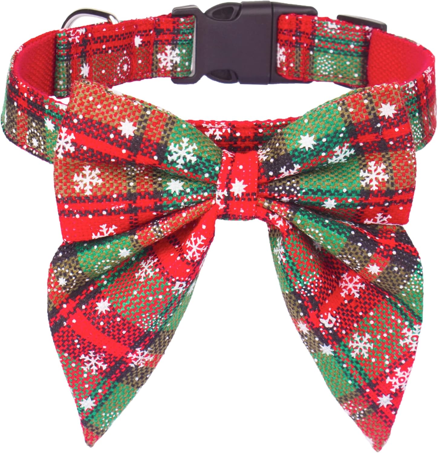ADOGGYGO Christmas Dog Collar with Bow